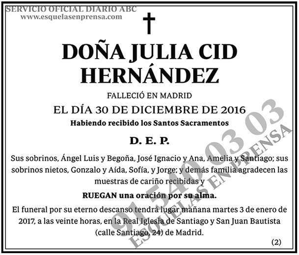 Julia Cid Hernández